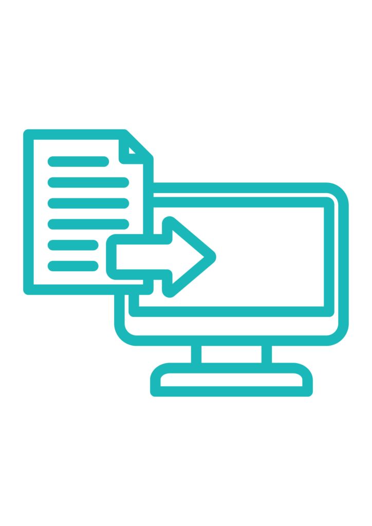 Charge entry medical billing icon for accurate patient charge and claim data entry services.