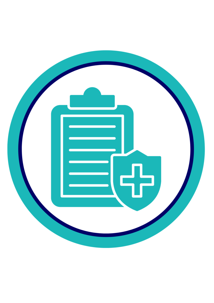 Insurance coverage discovery icon for patient insurance verification and eligibility search services.