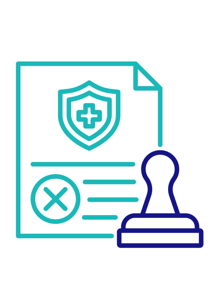 Medical billing denial management icon for resolving denied insurance claims and improving reimbursements.